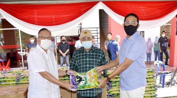Zillion ventures contributes rice, face masks, hands sanitizers to Sabah BERSATU