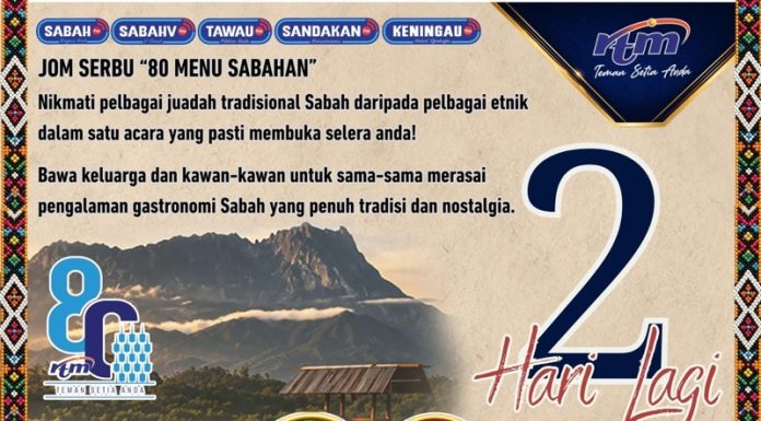 RTM Sabah Anjur “80 Menu Sabahan” Sempena Sambutan Ulang Tahun Ke-80