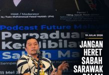 Jangan Heret Sabah, Sarawak Dalam Percaturan Politik, MA63 Wajib Dilaksanakan