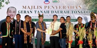 KM: Tongod Tidak Tercicir dari arus kemajuan