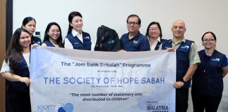 Society of Hope Sabah Selects Kiulu for “Jom Balik Sekolah” Outreach