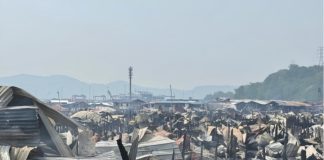 Kg Numbak Fire: 202 Houses Affected, 134 Victims Evacuated