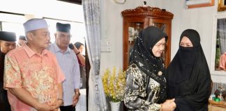 KM Dan Isteri Ziarah Keluarga Dua Allahyarham