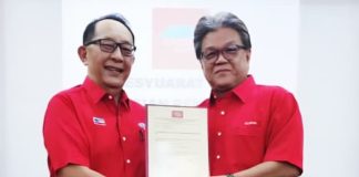 Ellron Sertai PGRS, Kukuhkan Jentera Pensiangan